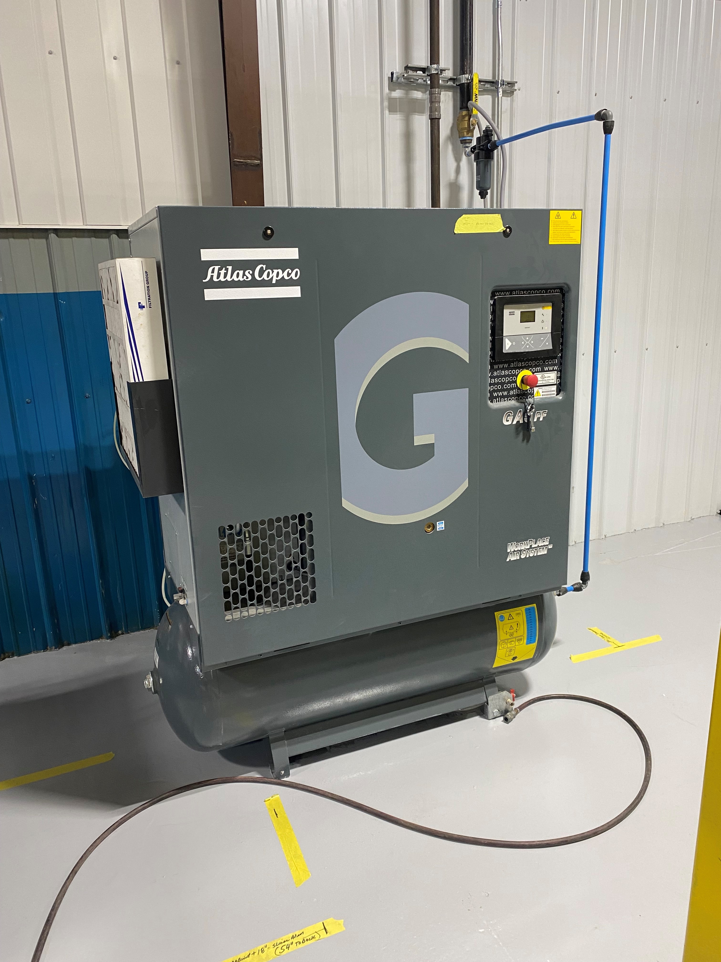 Atlas Copco Model  GA5-11 High Efficiency  Rotary Screw Air Compressor